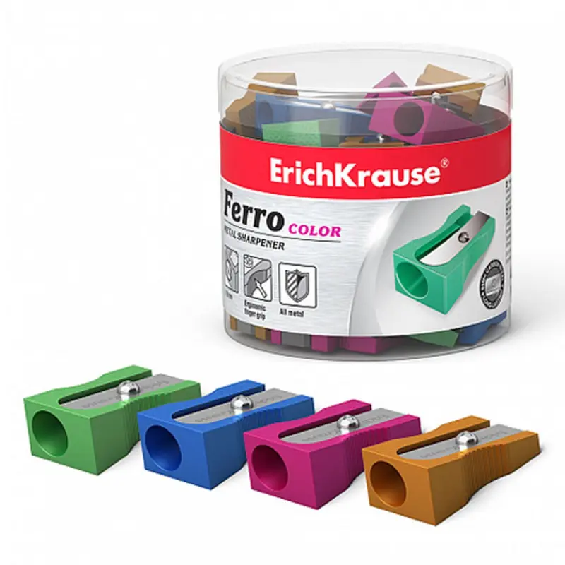 ErichKrause BK-00093945 | Пластиковая точилка, ассорти