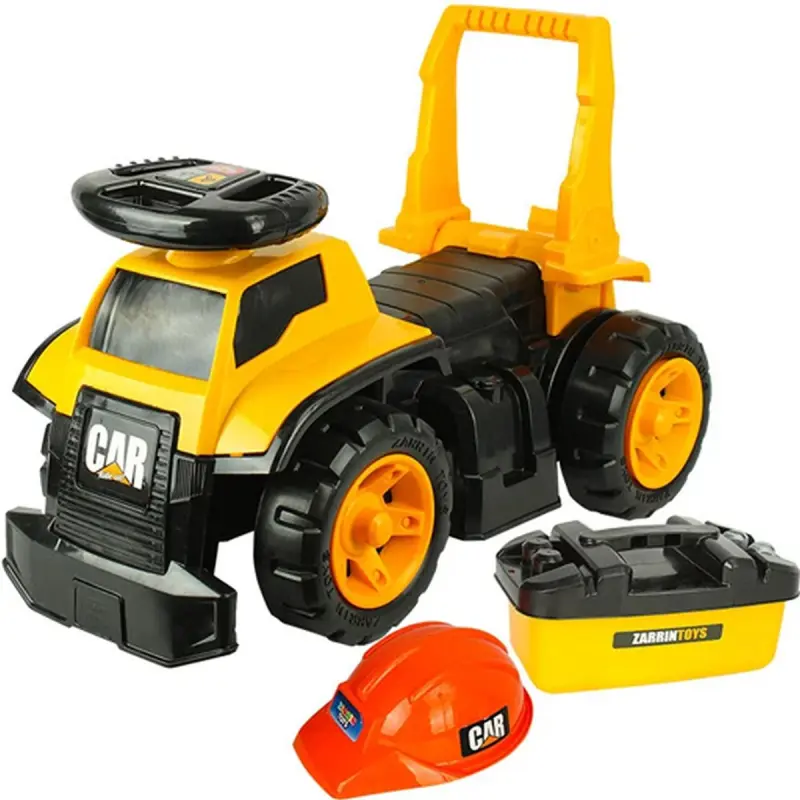 Zarrin Toys BK-00085009 | Ýük Awtoulagy + Kaska Oýunjak Berk Plastmassa
