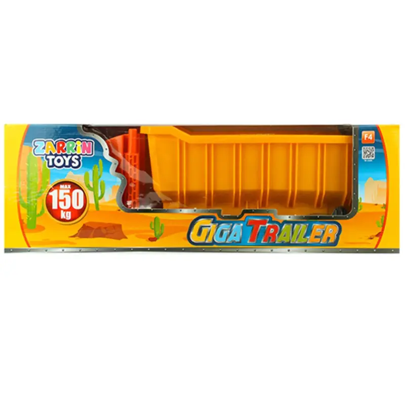 Zarrin Toys BK-00085006 | Toy Truck Giga Trailer F4 Durable Build