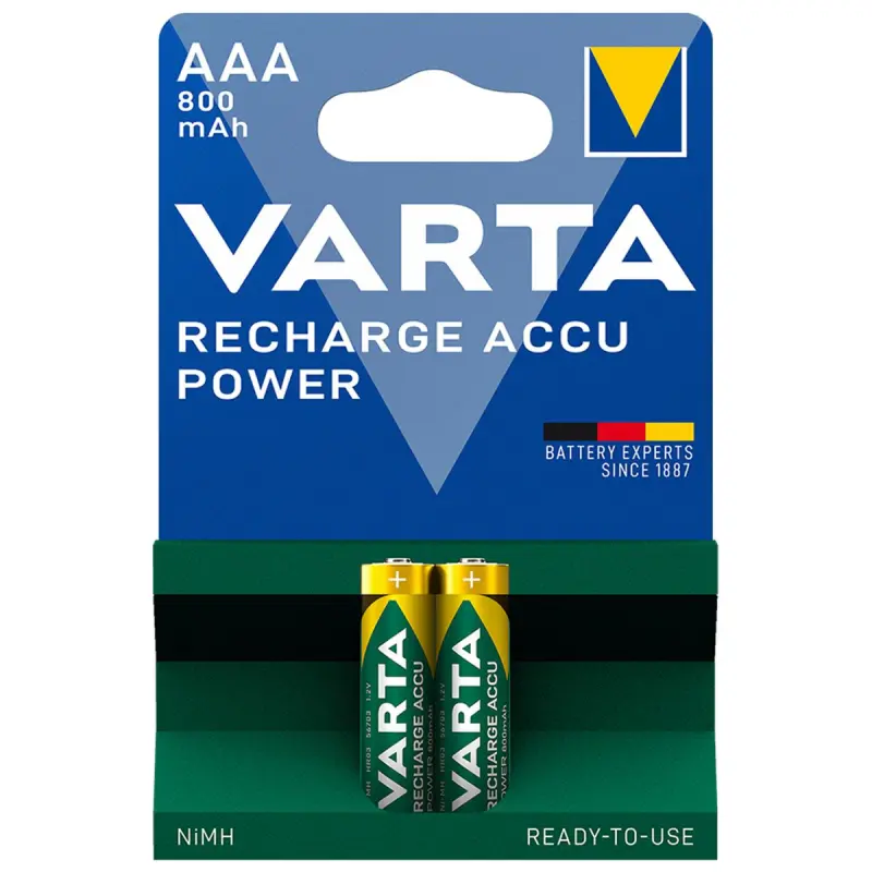 Varta BK-00084815 | Батарейки AAA 800 мАч, 2 шт.