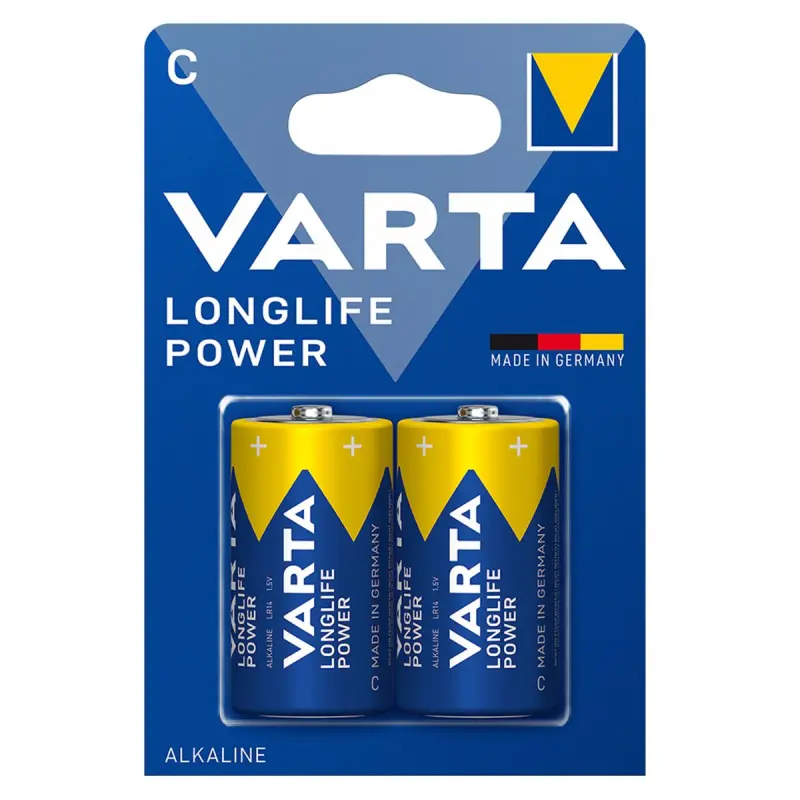 Varta 00-00003912 | Батарейка C Longlife Power, упаковка 2 шт.