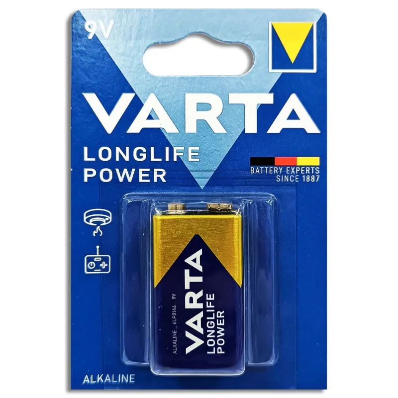 Varta 00-00003898 | Батарейка 9V Longlife Power