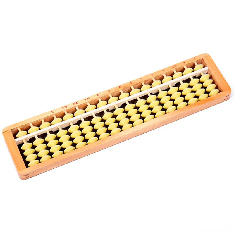 Abakus BK-00101292 | Counting Frame 13 Rods Wooden 23x6 cm