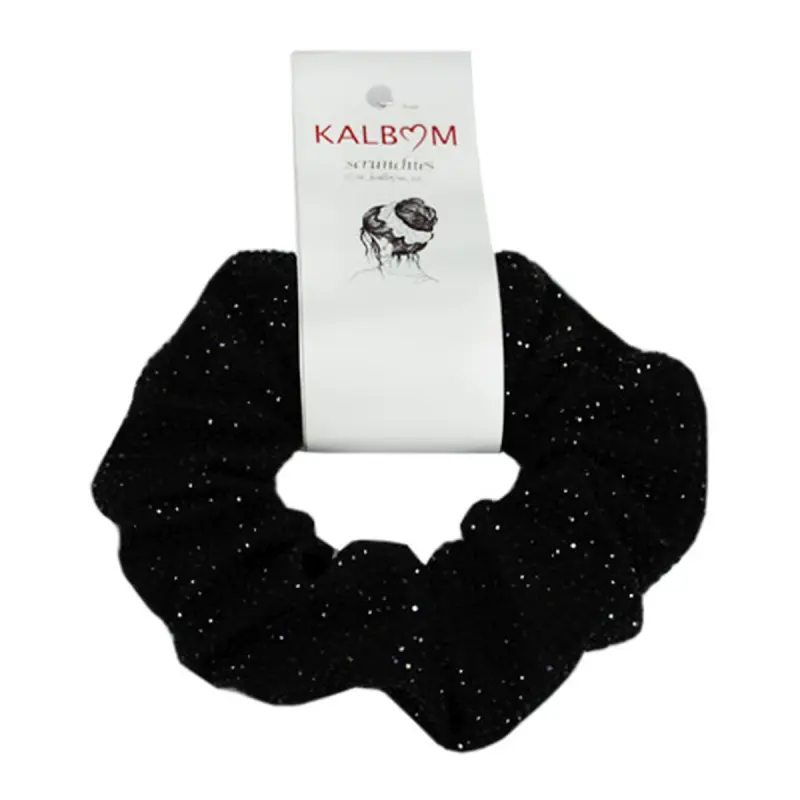 Scrunchie BK-00096759 | Hair Elastic Black with Rhinestones Small