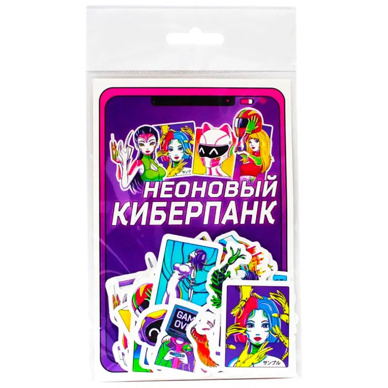НЕONOWYJ KIBERPANK BK-00099013 | Telefon stikerleri Neon dizaýn