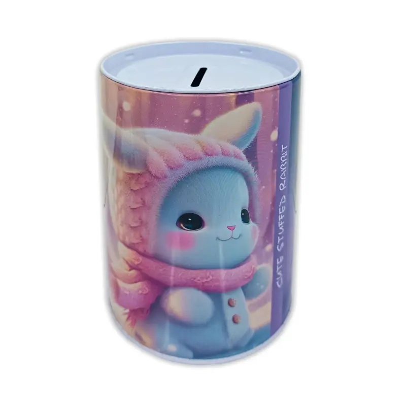 Cut Stuffed Rabbit BK-00100145 | Piggy Bank 14x9.8 cm Plush