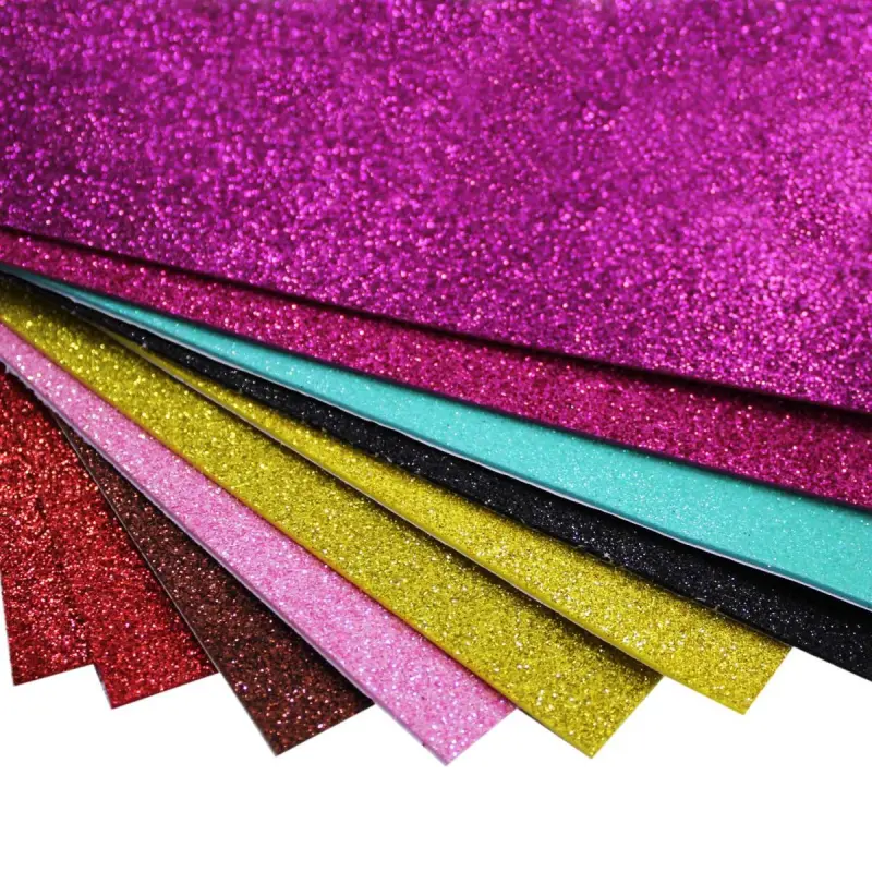 EVA BK-00043653 | Colored Glitter Sheet A4 10 Colors