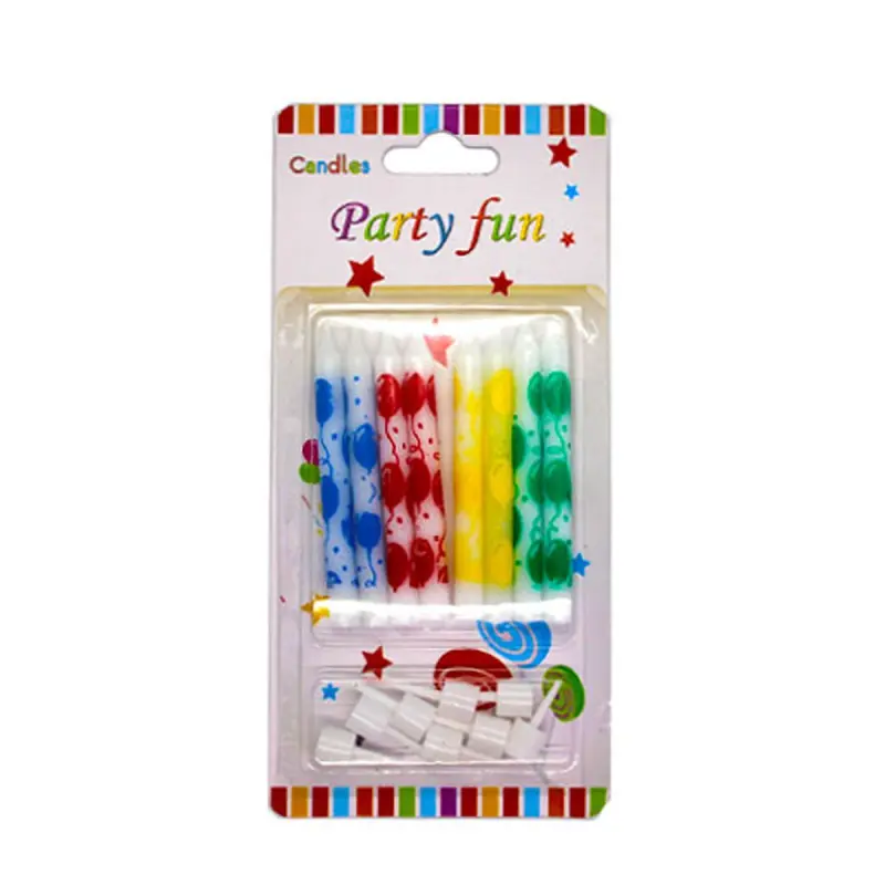 RS BK-00050480 | Cake Candles with Balloons 8 pcs