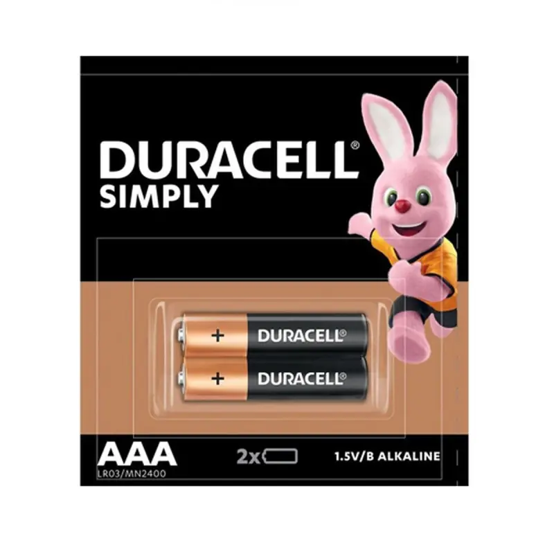 Duracell BK-00085363 | Батарейка AAA 2 шт. Надежное питание