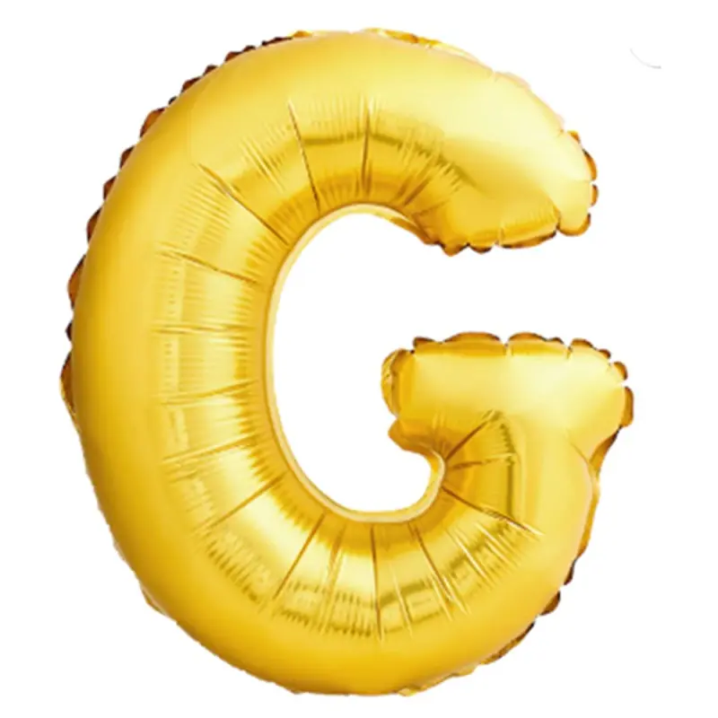 BK BK-00053923 | Foil Balloon Letter G Gold 18 in Event Decoration