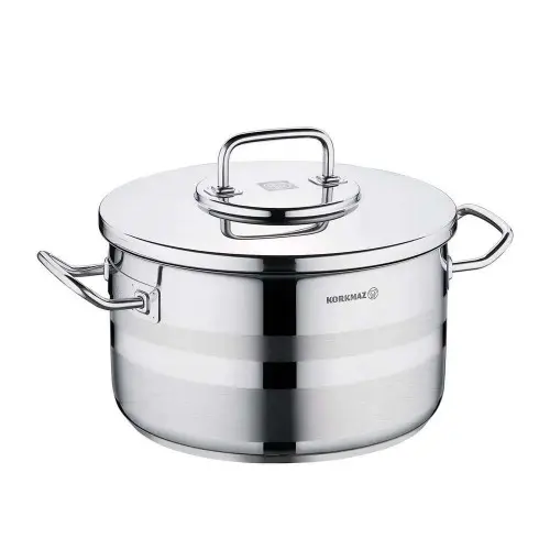 KORKMAZ A2027 | Casserole 28x16 cm Stainless Steel