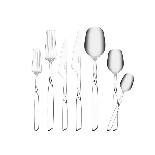 KORKMAZ A2140 | Cookware and Tableware Set 84 pcs Stainless Steel