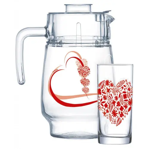 Luminarc X0253 | Набор для напитков 7 пр. закалённое стекло Jolie Coeur