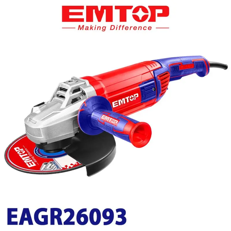 Emtop EAGR26093 | Угловая шлифмашина 230 мм 2600 Вт
