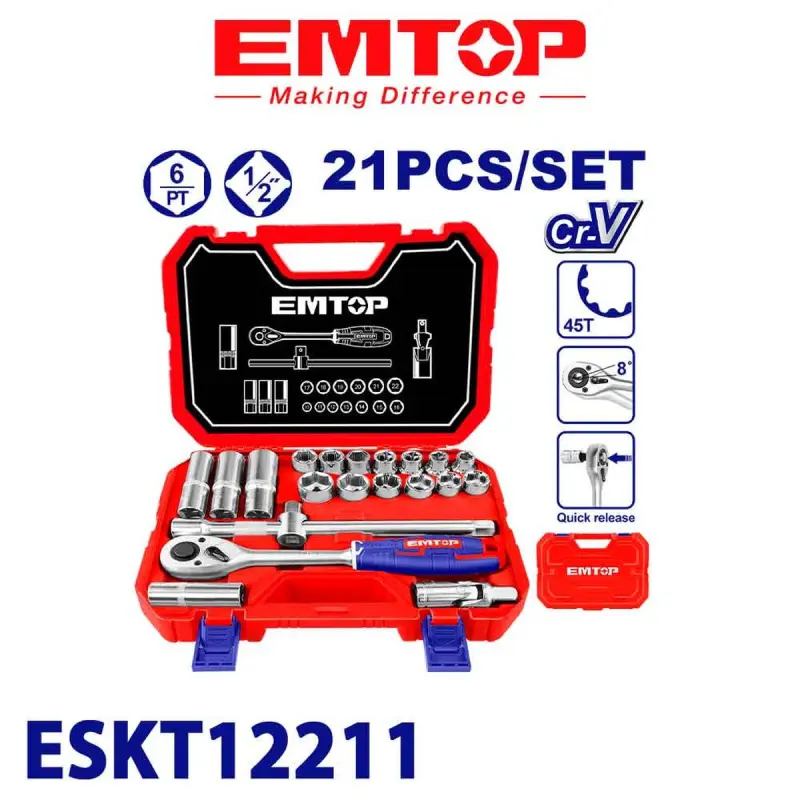 Emtop ESKT12211 | Sowut Toplumy 21 sany 1/2 dýuým