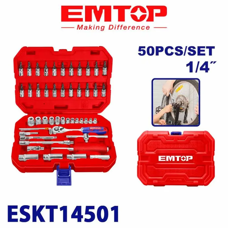 Emtop ESKT14501 | Başlyk Toplumy 1/4 Dýuým 50 bölek