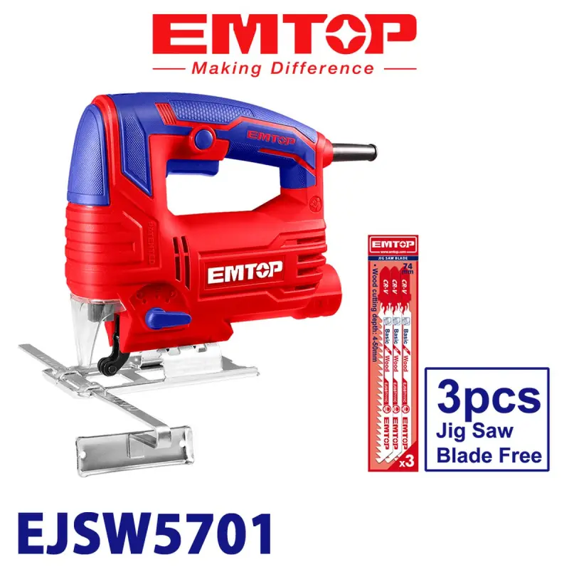 Emtop EJSW5701 | Лобзик 570 Вт Профессиональный инструмент