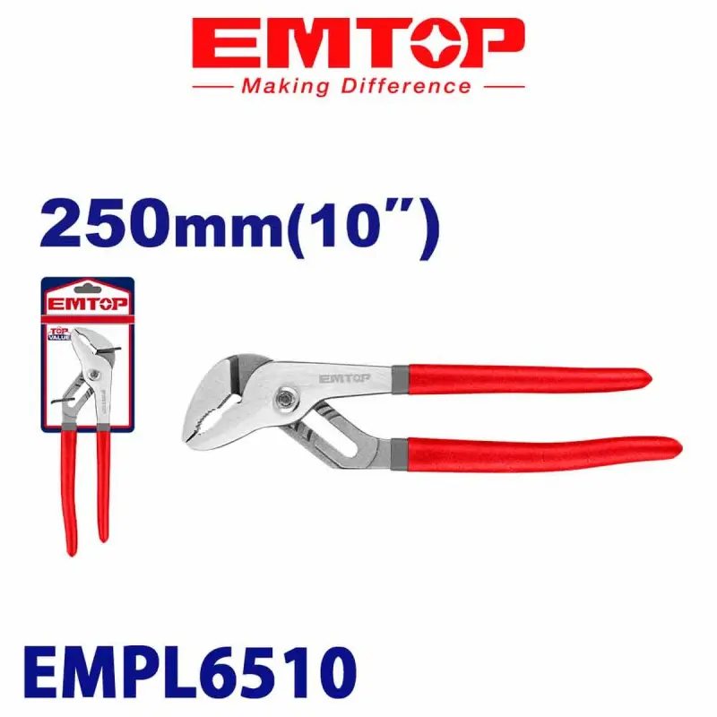 Emtop EMPL6510 | Krokodil Penseleri 250 mm Güýçli Tutmak