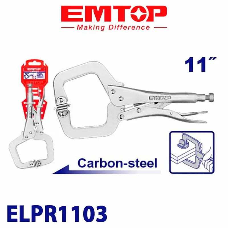 Emtop ELPR1103 | Плоскогубцы с фиксатором 11 дюймов сталь