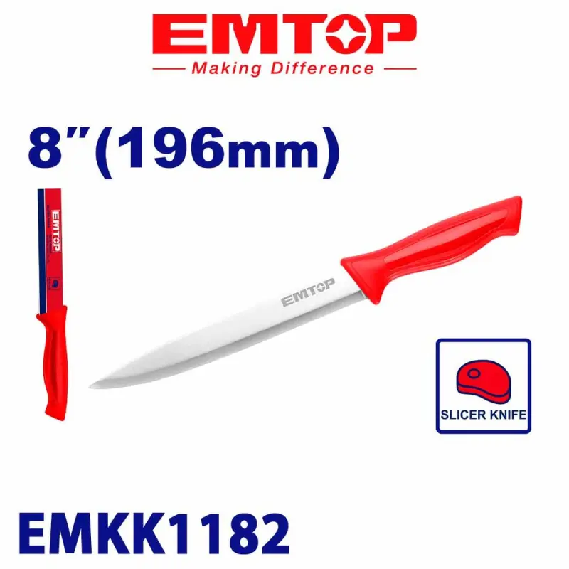 Emtop EMKK1182 | Кухонный нож 196 мм нержавеющая сталь упаковка 144 шт