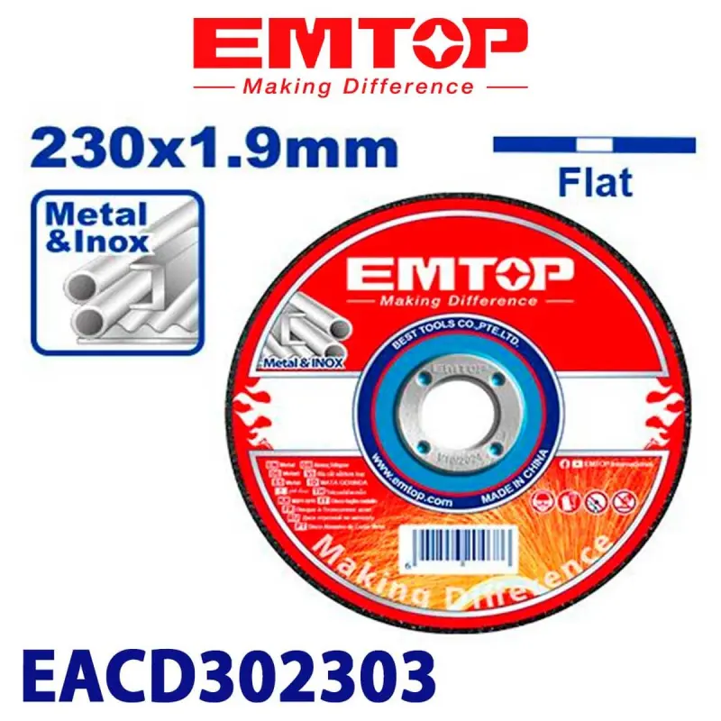 Emtop EACD302303 | Metal kesiji disk 230x1,9 mm