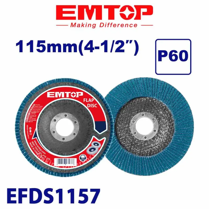 Emtop EFDS1157 | Üwüji Disk 115mm P60 200 sany toplum