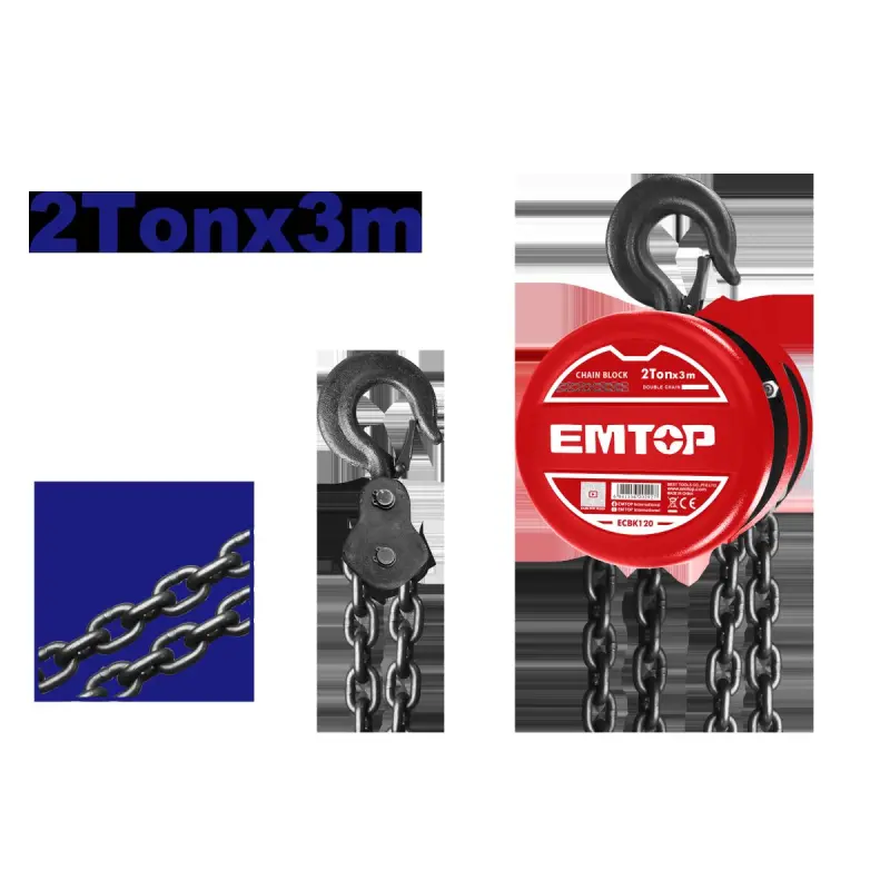 Emtop ECBK120 | Winch 2 Ton 3m Cable