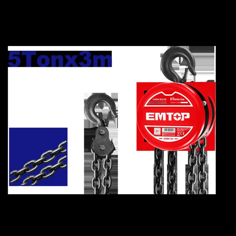 Emtop ECBK150 | Winch 5 Ton 3m Manual Heavy Duty