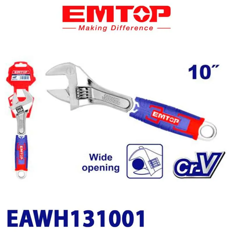 Emtop EAWH131001 | Açylyp Ýapylyýan Açar Cr-V 250mm