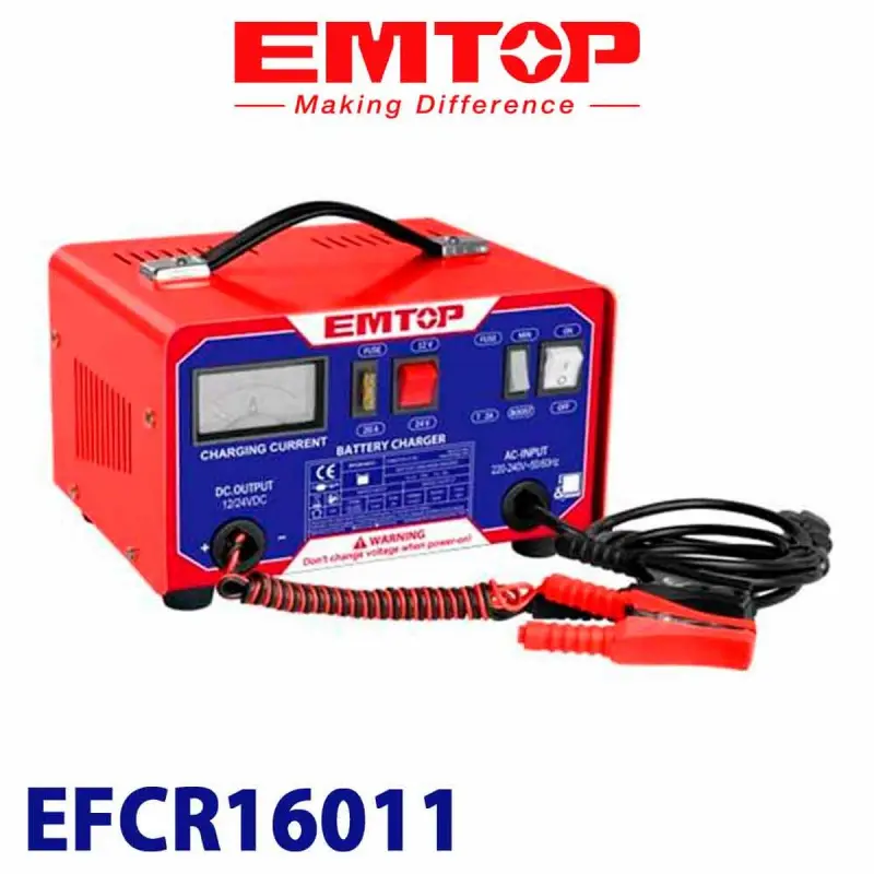 Emtop EFCR16011 | Battery Charger 12/24V