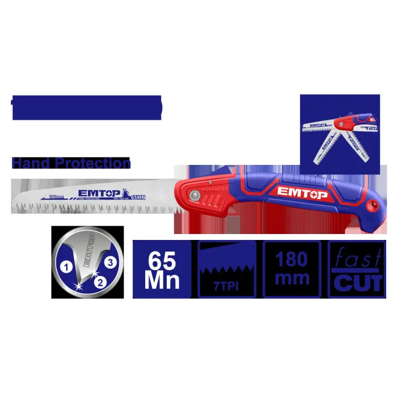 Emtop EHASF1801 | Ручная пила 180 мм