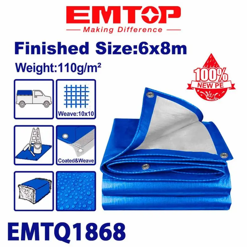 Emtop EMTQ1868 | Gurluşyk Tenti 6x8m Berk