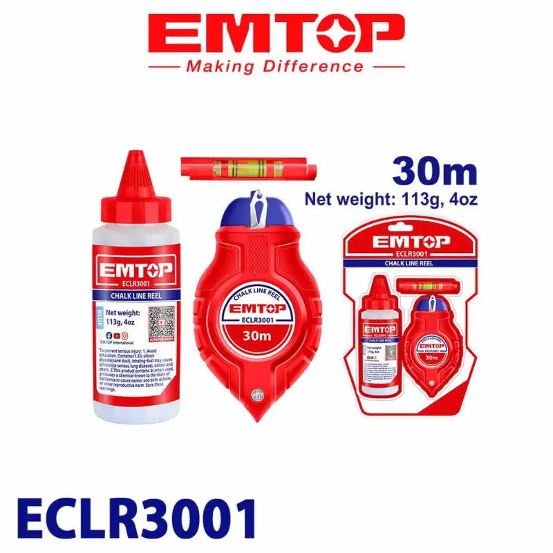 Emtop ECLR3001 | Bellik ýüpi 30m Berk gurluş
