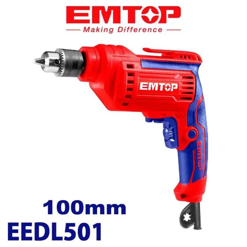 Emtop EEDL501 | Electric Drill 10mm 500W