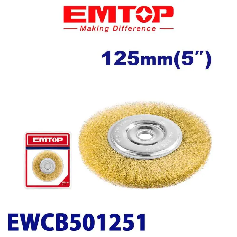 Emtop EWCB501251 | Drel Şotkasy 125mm 5 sany