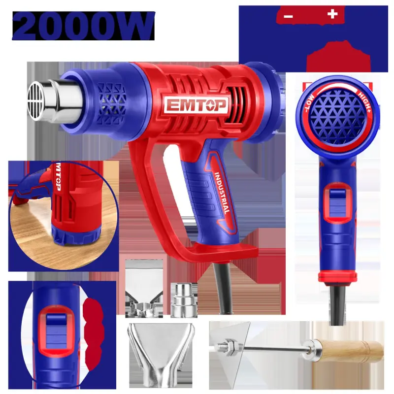 Emtop EHGN20045 | Hot Air Gun 2000W 50-550°C