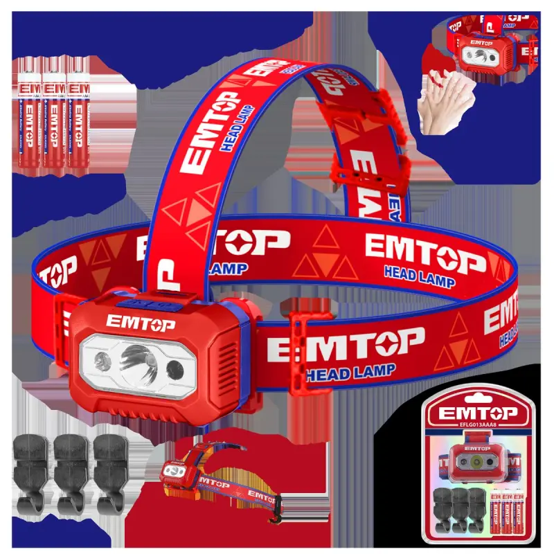 Emtop EFLG013AAA8 | Headlamp Flashlight Industrial-Grade
