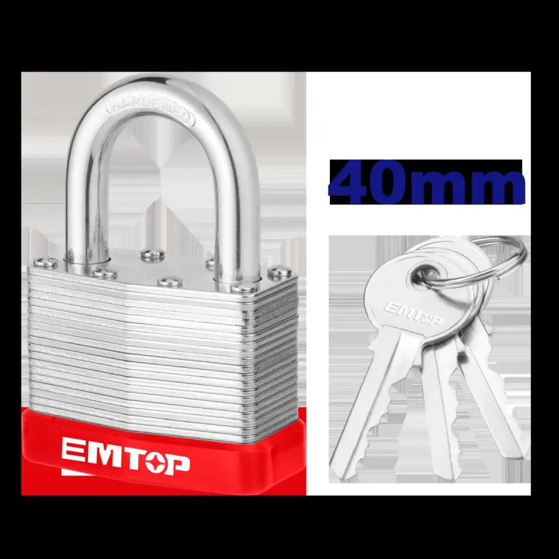 Emtop EPDKL4006 | Padlock 40mm Corrosion Resistant Steel