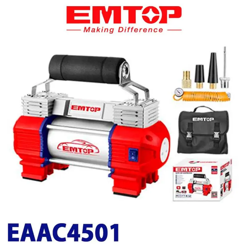 Emtop EAAC4501 | Air Compressor 35L/min 10BAR