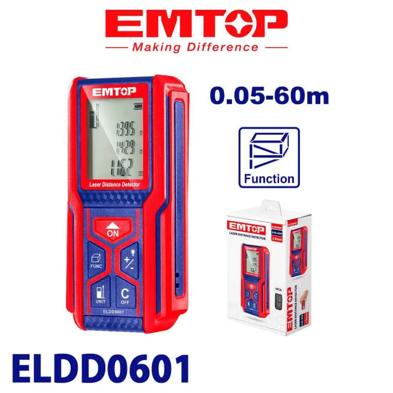 Emtop ELDD0601 | Лазерный дальномер 60м высокая точность