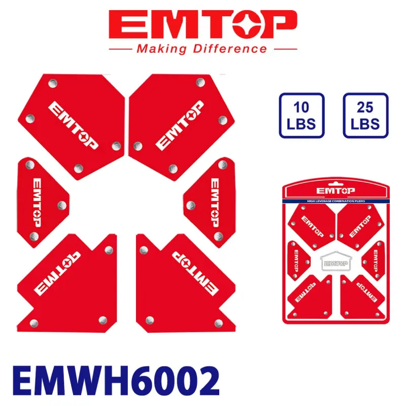 Emtop EMWH6002 | Magnit Kebşirleýji Burç Toplumy 6 sany