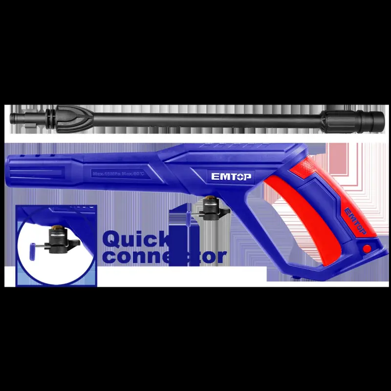 Emtop EHPS0101 | Pressure Washer Gun Durable Build