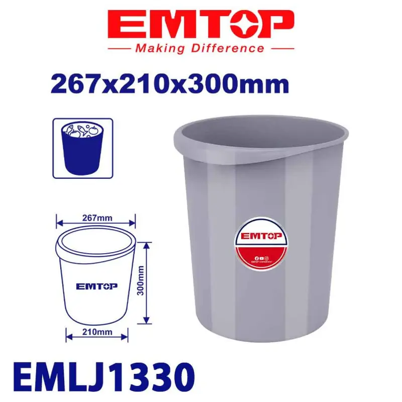 Emtop EMLJ1330 | Plastmassa Zibil Gapy Berk Kärhana Ulanylyşy