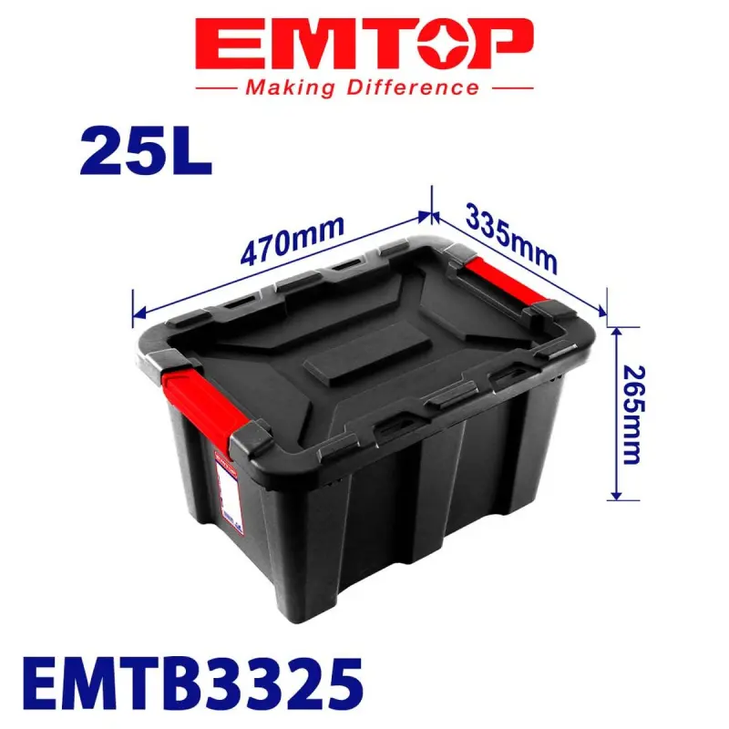 Emtop EMTB3325 | Plastik guty 25L