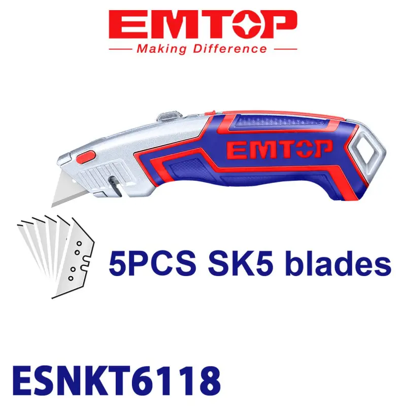 Emtop ESNKT6118 | Gypsum Board Knife 61x19 mm