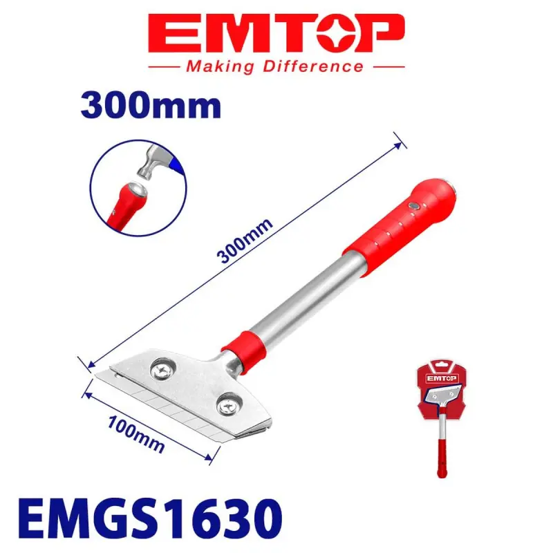 Emtop EMGS1630 | Aýna arassalaýjy pyçak 300mm alcipan saply