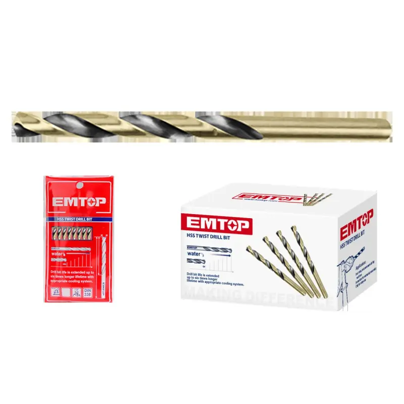Emtop ETDB10501 | Twist Drill Bit 5.0mm HSS
