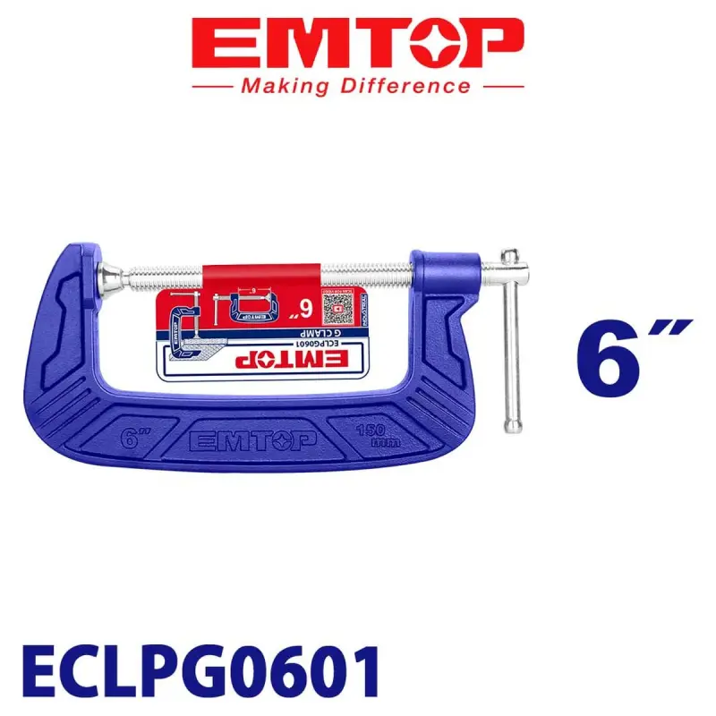 Emtop ECLPG0601 | Bench Vise 150mm Cast Iron