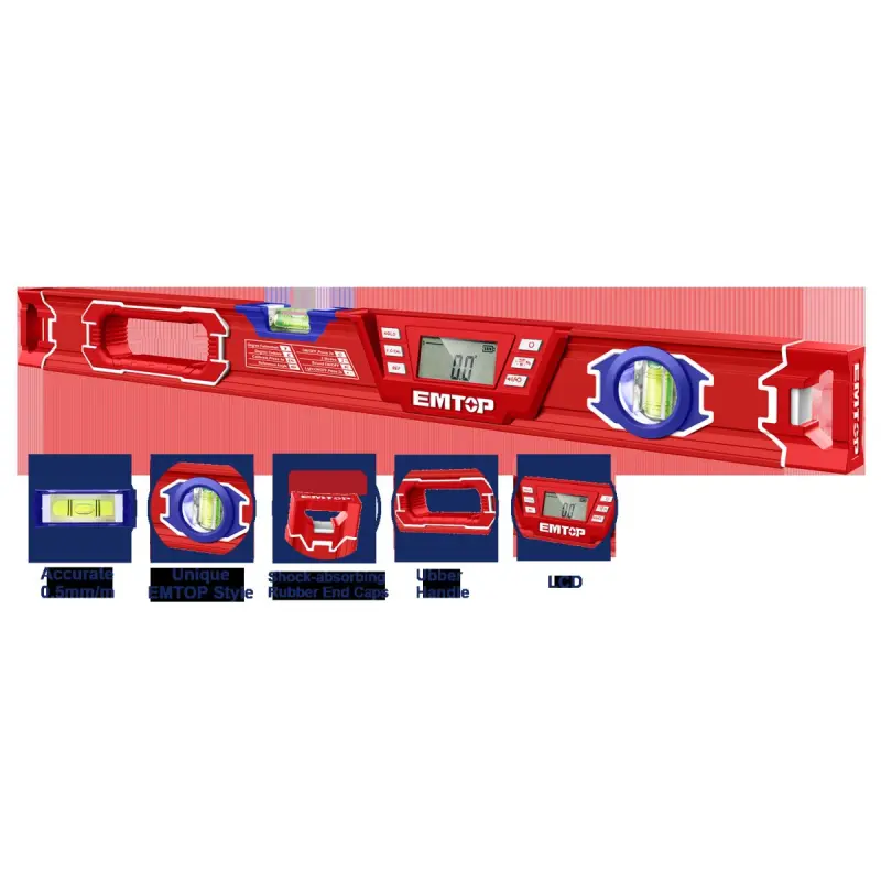 Emtop ESLL46001 | Digital Level 60cm Precision 0~360°