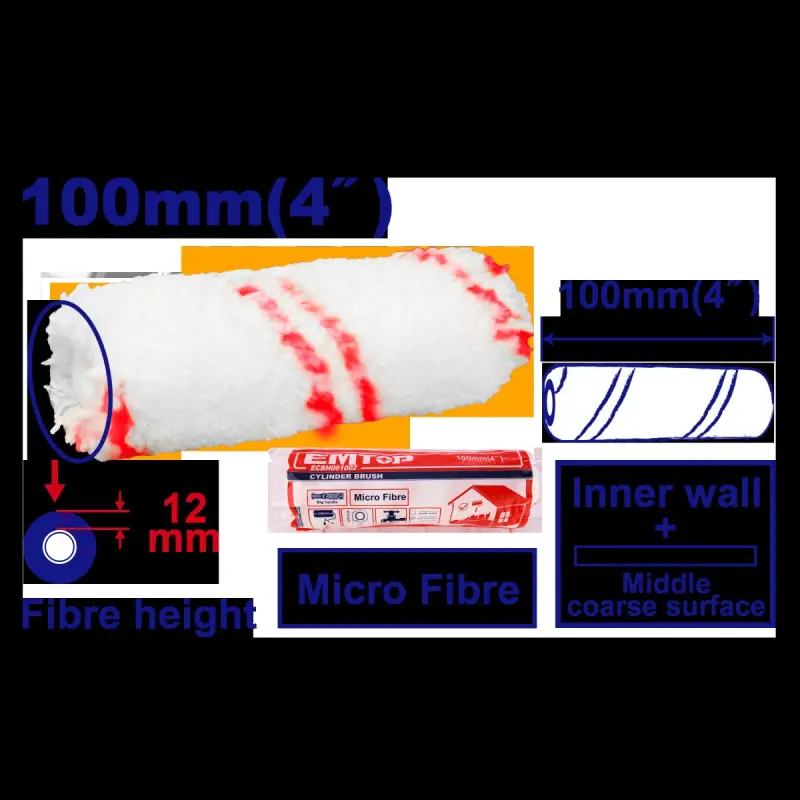 Emtop ECBH061002 | Walik Nasadka 100mm 4r